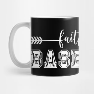 Faith love baseball Mug